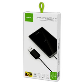 HIDISC 置くだけ急速充電器 wireless charger for smartphone HD-WCP15BK