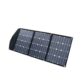 100W ソーラーパネル 折りたたみ式 持ち運びに便利な取っ手付 自立スタンド付 SPSH73　【返品交換不可】