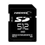 HIDISC SDHCカード SLC採用高耐久SDメモリーカード 512MB KIOXIAチップ採用 HDSD512MSLPJP3