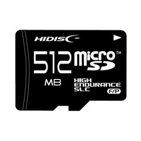 HIDISC SLC採用高耐久 microSDHCカード 512MB KIOXIAチップ採用 メモリーカード HDMCSD512MSLPJP3