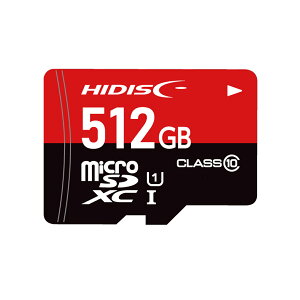 HIDISC Q[~O microSDXCJ[h 512GB CLASS10 UHS-IΉ [J[h HDMCSDX512GSW-WOA