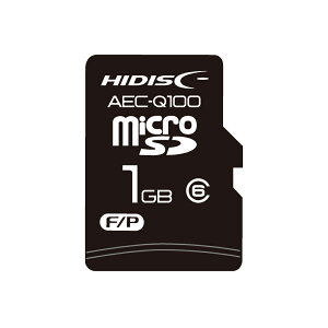 HIDISC AEC-Q100Ή HIDISC ԍڗprSLC`bv microSDJ[h 1GB HDAMMSD001GSL [J[h