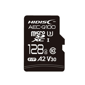 AEC-Q100Ή HIDISC ԍڗprV30 U3XybN microSDXCJ[h 128GB [J[h HDAMMSD128GTL