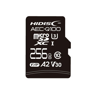 AEC-Q100Ή HIDISC ԍڗprV30 U3XybN microSDXCJ[h 256GB HDAMMSD256GTL [J[h