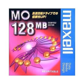 【生産終了品・在庫限り】マクセル 3.5インチ MOディスク 128MB 1枚 アンフォーマット maxell MA-M128 B1P