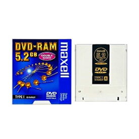 【生産中止商品】マクセル データ用 DVD-RAM メディア 5.2GB 1枚 カートリッジ（取り出し不可） Maxell VD-RAM 52F.B1P