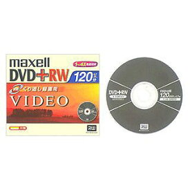 【50枚まとめ買い】【アウトレット】 MAXELL DVD+RW 繰り返し録画用 アナログ放送用 4.7GB 4倍速対応 プラケース入り ノンプリンタブル 5枚×10パック