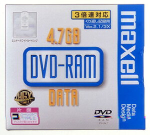}NZ ԂL^p DVD-RAM 4.7GB 3{Ή Maxell DRMC47B.1P