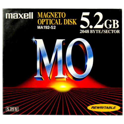 生産終了品 在庫限り☆激レア商品 マクセル 5.25インチ MOディスク 5.2GB 1枚 アンフォーマット MA192-S2 Maxell 世界の人気ブランド 推奨