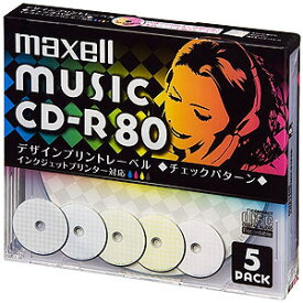 マクセル maxell 音楽用 CD－R 80分 5枚パック CDRA80PMIX.S1P5S