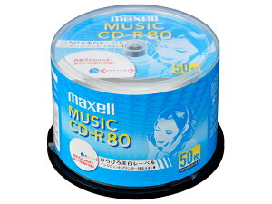 y񂹏izmaxell CD-R yp 80 50 XshP[X ЂтChv^u CNWFbgv^[Ή CDRA80WP.50SP