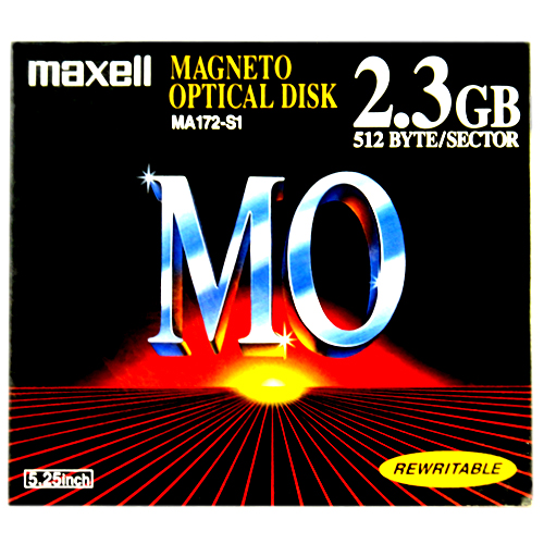 生産終了品 在庫限り マクセル 5.25インチ MOディスク 2.3GB 店 お気に入り Maxell 1枚 アンフォーマット MA172-S1