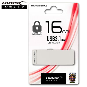 HIDISC USB 3.1, Gen1 pX[hbN@\ttbVhCu 16GB XCh HDUF127S16GML3