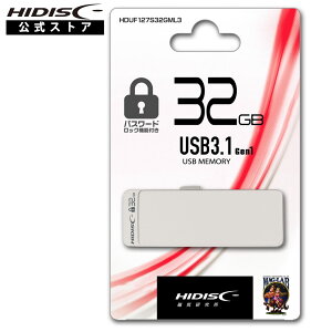 HIDISC USB 3.1, Gen1 pX[hbN@\ttbVhCu 32GB XCh HDUF127S32GML3