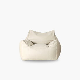 【韓国発フレジア】トム・ビーズクッションソファ 1人掛けソファ ビーズクッション コンパクト 一人暮らし 軽い レザー ヴィンテージ フロアソファ 座椅子 インテリア