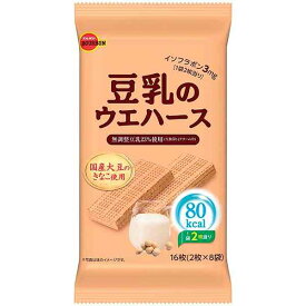 ブルボン 豆乳のウエハース 6個