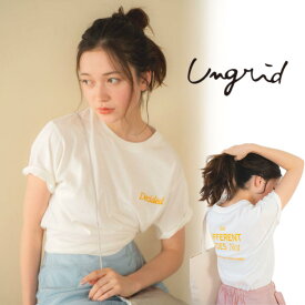 【Ungrid】 アングリッド カラーエンブロイダリーTee 112422723301