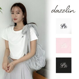 予約商品 【dazzlin】 ダズリン バックオープンショートTシャツ 022432701001 5月入荷予定