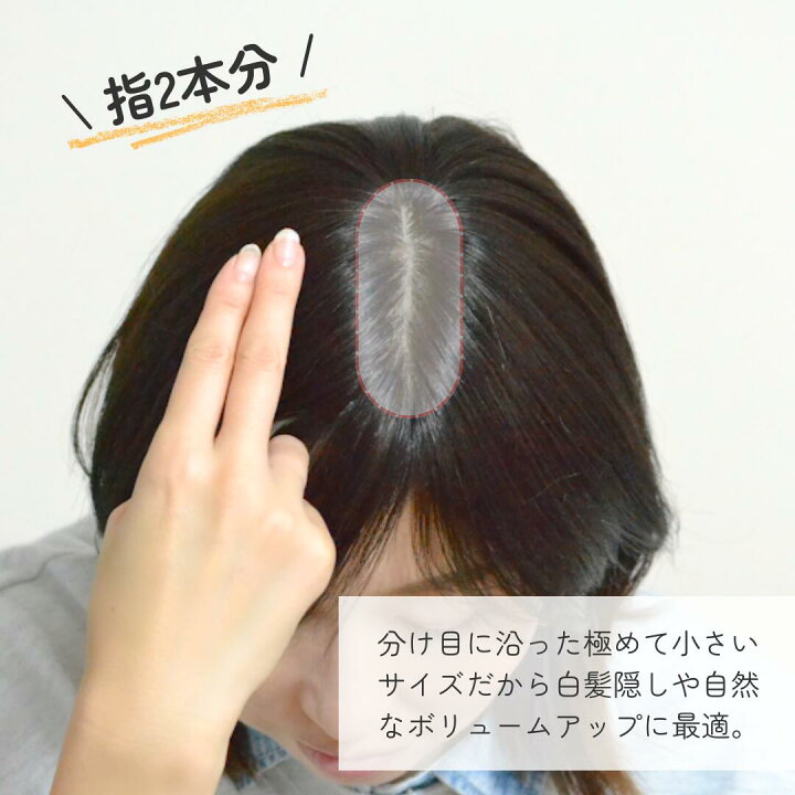 楽天市場】ちょこっとカバーウィッグ I型『 分け目にそってカバーする 