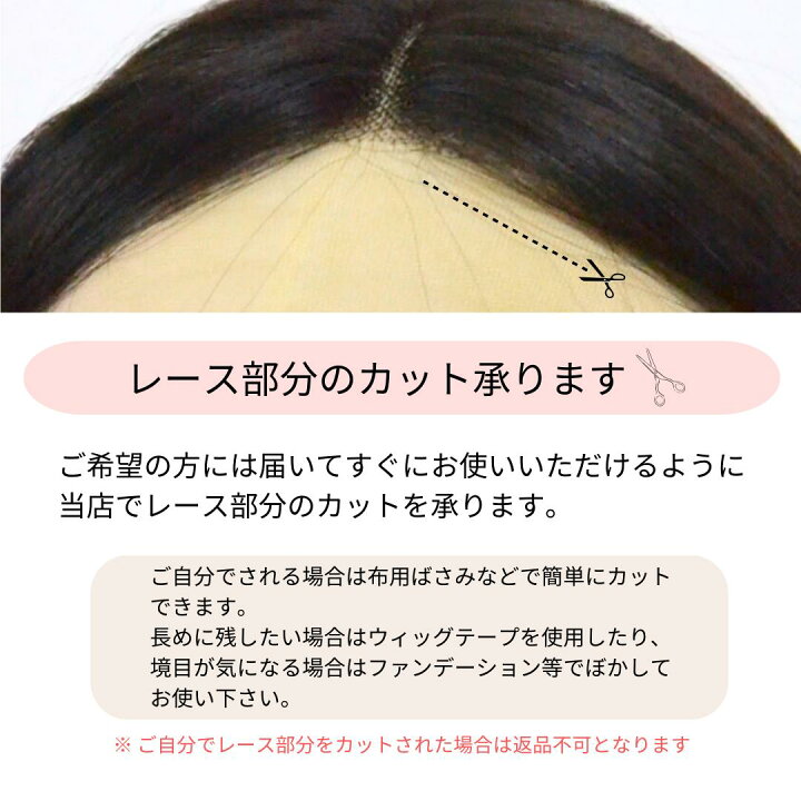 楽天市場】返品・交換OK！人毛100％ フロントレース フルウィッグ 