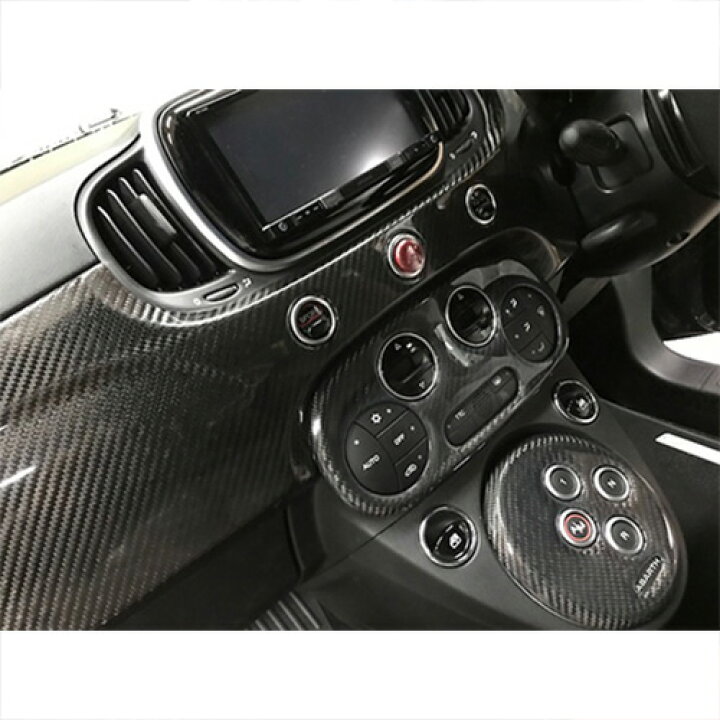 楽天市場】THREE HUNDRED ABARTH 595 カーボンインテリアパネル 右 