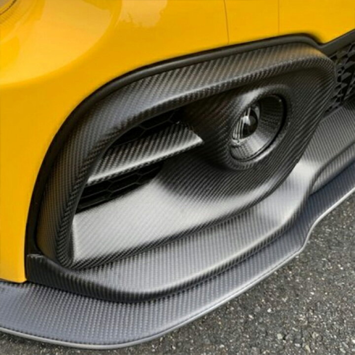 楽天市場】THREEHUNDRED ABARTH 595 マットカーボンフォグリフレクター 