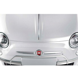 FIAT フィアット 純正 500 ビンテージスタイル ボンネットクロームライン パーツ エクステリア