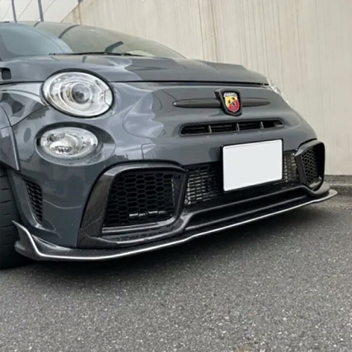 楽天市場】THREEHUNDRED ABARTH 595 カーボンフロントグリルキット 