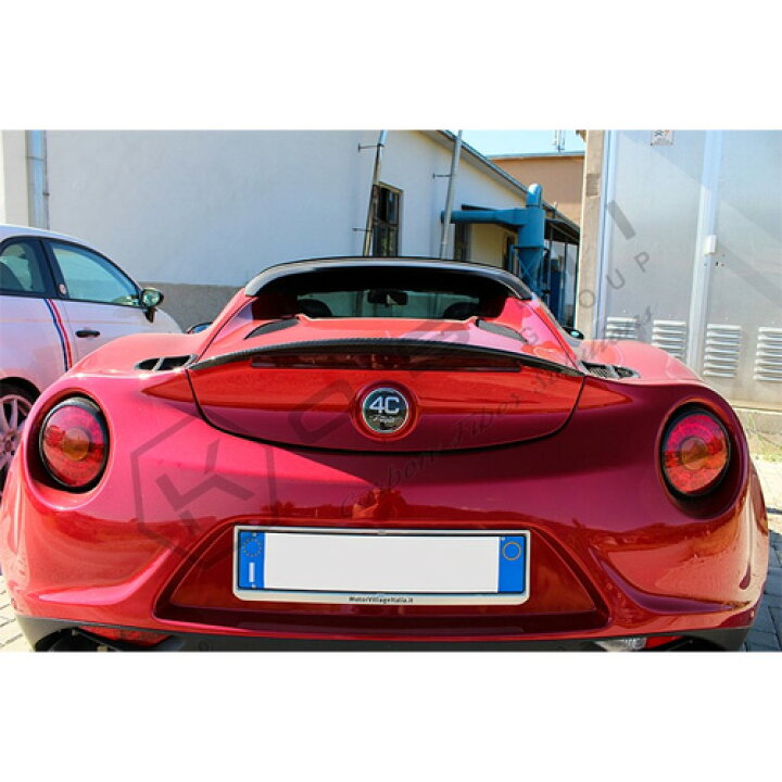 楽天市場】KOSHI Alfa Romeo 4C Spider カーボン リアスポイラー AR4C 