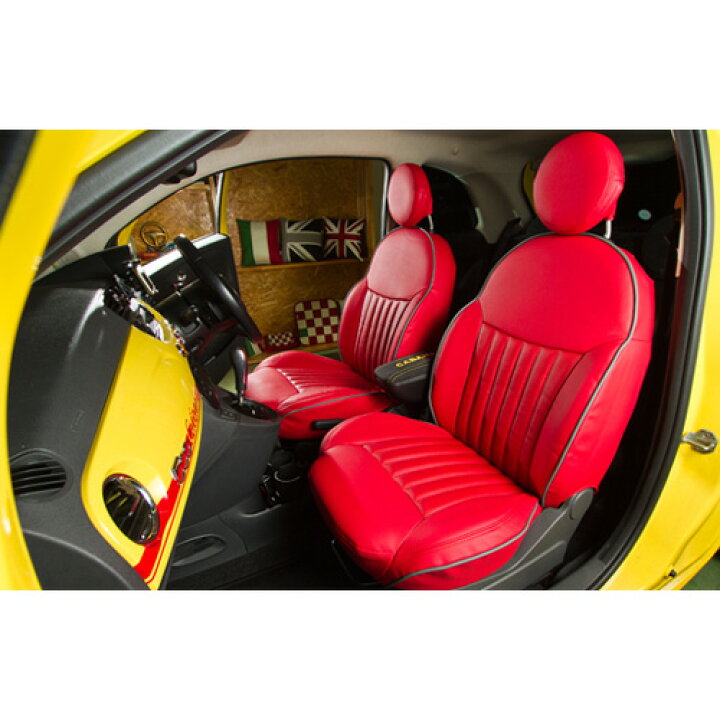 楽天市場】FIAT フィアット 500 シートカバー SALONE GENUINE サローネ 
