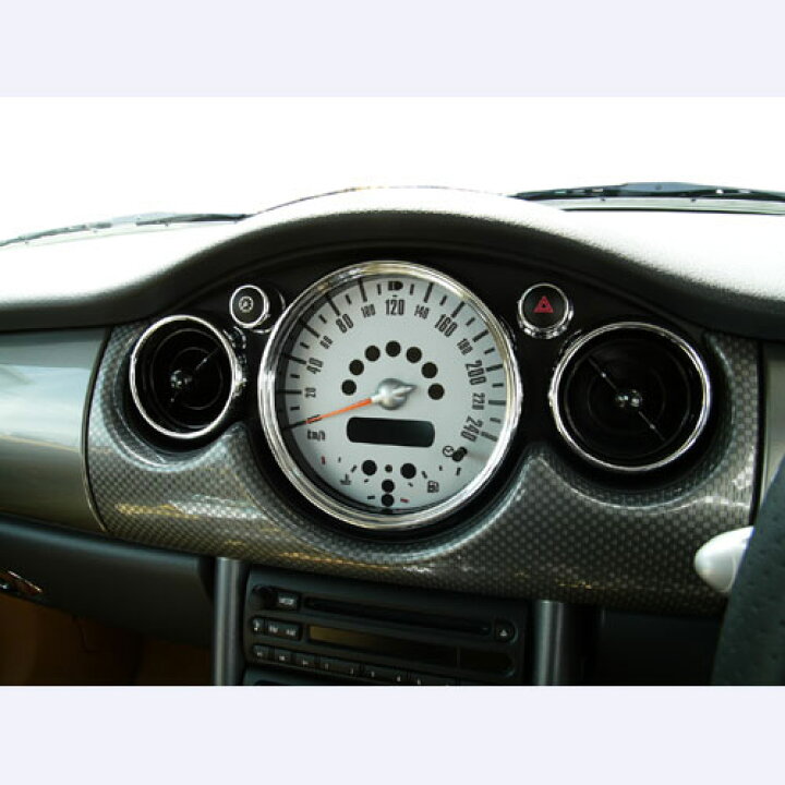 楽天市場】BMW MINI（ミニ）R50・R52・R53用 センターメータークローム 