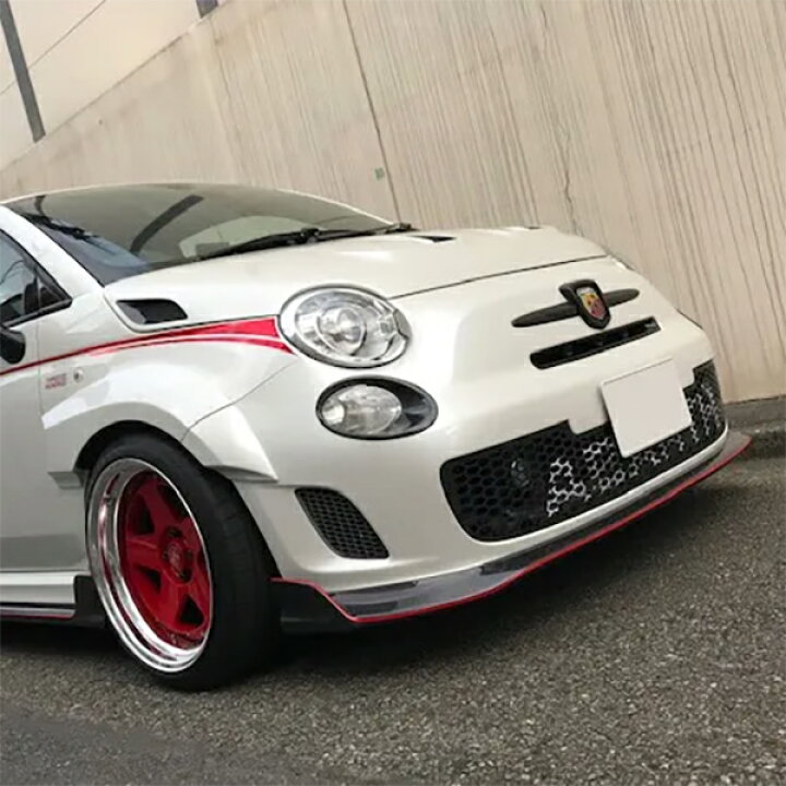 楽天市場】THREEHUNDRED ABARTH カーボンリップスポイラー Type-2（S3 
