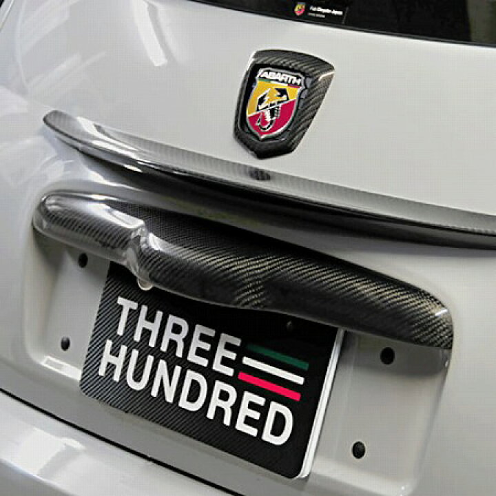 楽天市場】THREEHUNDRED ABARTH 500 595カーボンゲートハンドルカバー 