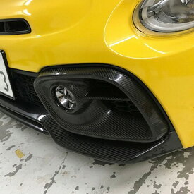THREEHUNDRED ABARTH カーボンフォグライトカバー シリーズ4 パーツ エクステリア