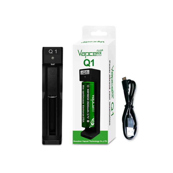 楽天市場】VAPCELL Q1 Charger 充電器 電子タバコ vape 充電器