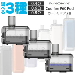 Innokin Coolfire P60 Pod �C�m�L�� �N�[���t�@�C�A �|�b�h ���b�h �J�[�g���b�W ��e�� 4ml �N�[���t�@�C�AP60 vape pod�^ �x�C�v �d�q�^�o�R �J�[�g���b�W POD�J�[�g���b�W DL MTL �d�q�^�o�R �^�[�� �j�R