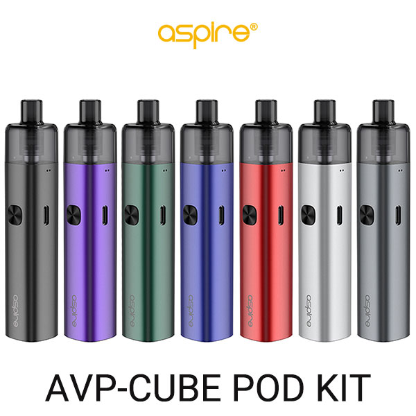 aspire アスパイア avp cube 信憑 キューブ ポッド キット pod型 アスファイア メーカー直売 Aspire ポッド型 エーブイピー vape POD型 おすすめ AVP-CUBE 初心者 POD KIT 電子タバコ