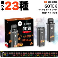 持ち運び シーシャ 使い捨て Aspire アスパイア Gotek X Pro Nano Gotek カートリッジ フレーバー リキッ…