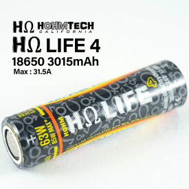 HohmTech Hohm LIFE4 INR 18650バッテリー 22.1A 3015mah ホームテック ホームライフ 電子タバコ vape バッテリー 18650 ホーム テック HΩ リチウムイオン 電池 バッテリー