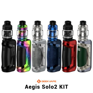 Geekvape Aegis Solo2 S100 KIT M[NxCv C[WX \ 2 Lbg vape eNjJMOD 18650 VO NA  dq^oR ^[ jR`0 Aegis Solo 2 C[WX \2 tRꂵȂ