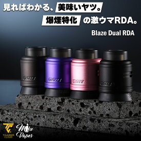 電子タバコ vape RDA ThunderCloud Blaze Dual RDA サンダークラウド ブレイズ RDA Mikevvapes 電子タバコ vape アトマイザー 爆煙 DL ビルド リビルド シングル RBA デュアル ブレイズ 直径24mm 25mm 510 ポストレス THC