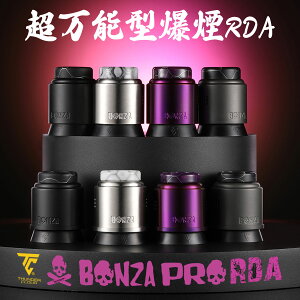 電子タバコ vape RDA ThunderCloud Bonza Pro RDA サンダークラウド ボンザ プロ RDA VapingBogan 電子タバコ vape アトマイザー 爆煙 DL ビルド リビルド シングル RBA デュアル ボンザプロ 直径25mm 510 BF THC ス