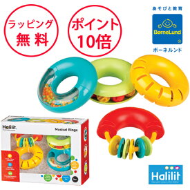 ボーネルンド 4色の音あそびドーナッツ ハリリット 楽器 おもちゃ ハーフバースデー 出産祝い 誕生日プレゼント 1歳 男の子 女の子 楽器のおもちゃ Halilit RP8888BB