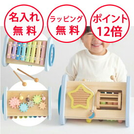 【ポイント12倍】鉄琴 おもちゃ 楽器 ティンクルシンフォニー エドインター 楽器のおもちゃ 木のおもちゃ 木製玩具 シロフォン 太鼓 たいこ 知育玩具 2歳 誕生日プレゼント 1歳 ギロ 歯車 Twinkle Symphony 森の音楽会 男の子 女の子 GENI ジェニ 無料 名入れ