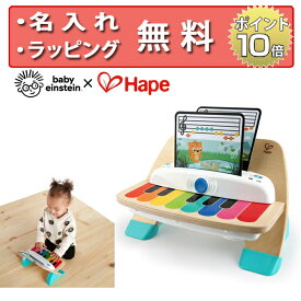 ベビーアインシュタイン×ハペ マジックタッチ・ピアノ 楽器 おもちゃ Hape baby einstein ハーフバースデー 出産祝い 誕生日プレゼント 1歳 男の子 女の子 無料 名入れ