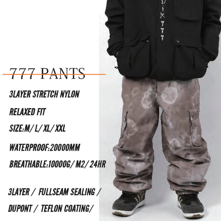 楽天市場】24-25 NOMADIK ノマディック ウエアー 777 PANTS パンツ 