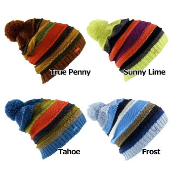15-16BURTONバートンWOMENSレディース【CandystripeBeanie】スノーボードビーニー帽子「メール便不可」日本正規品【あす楽_年中無休】