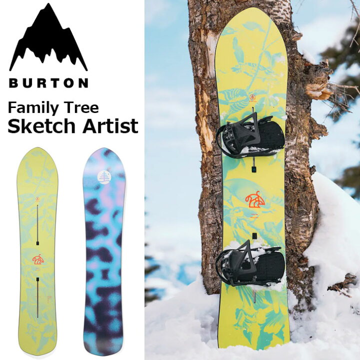 楽天市場】25-26 BURTON バートン スノーボード Family Tree Sketch 