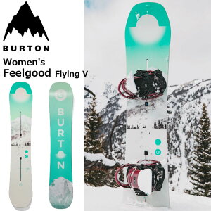 25-26 BURTON �o�[�g�� �X�m�[�{�[�h Women's Feelgood Flying V �t�B�[���O�b�h W�L�����o�[ Snowboard �y���{���K�i�zship1