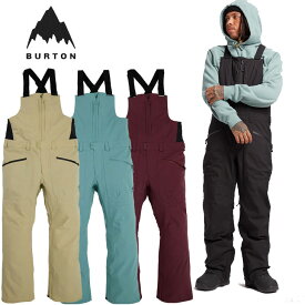 23-24 BURTON バートン メンズ スノーボード ウエアー Men's Reserve Bib Pants リザーブ 2L ビブパンツ ship1【返品種別OUTLET】